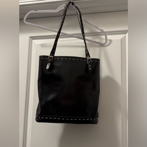 Tiffany & Fred Handbags - Tiffany & Fred Classic Black Tote